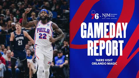 Philadelphia 76ers vs. Orlando Magic Live Score and Stats.